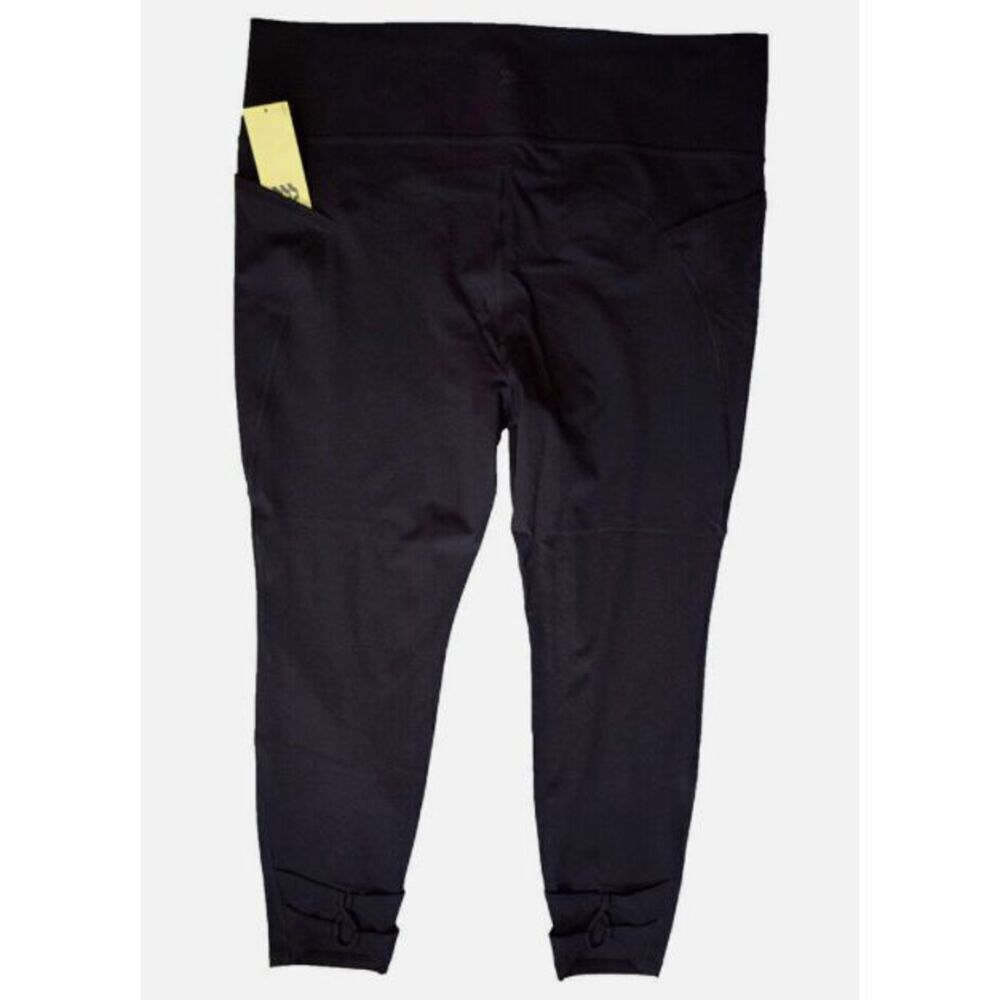 all in motion Black High-Waist Leggings with Ankle Tie